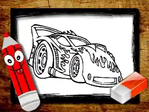 Xogo Back To School Car Coloring Book en liña