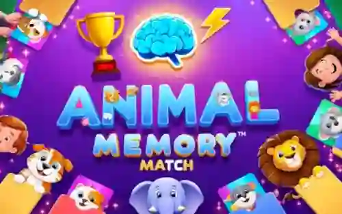 Xogo Animal Memory Match en liña