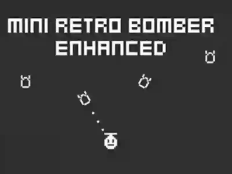 Xogo Mini Retro Bomber Enhanced en liña