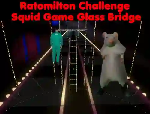 Xogo Rato Milton Challenge Squid Game Glass Bridge en liña