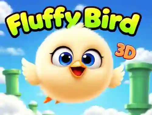 Xogo Fluffy Bird 3D en liña
