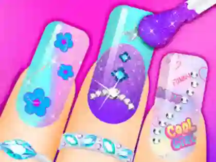 Xogo Coloring Book: Nail Art en liña