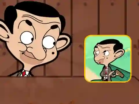 Xogo Mr Bean Solve Puzzle en liña