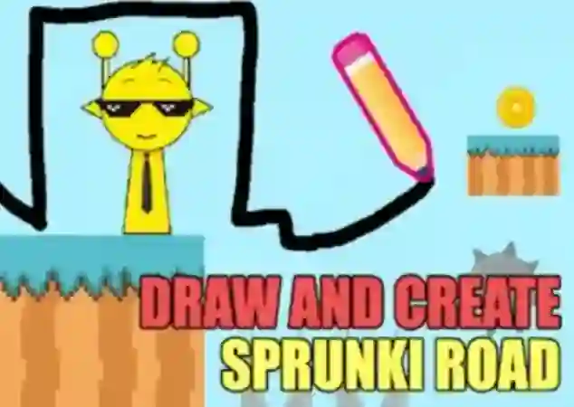 Xogo Draw And Create Sprunki Road en liña