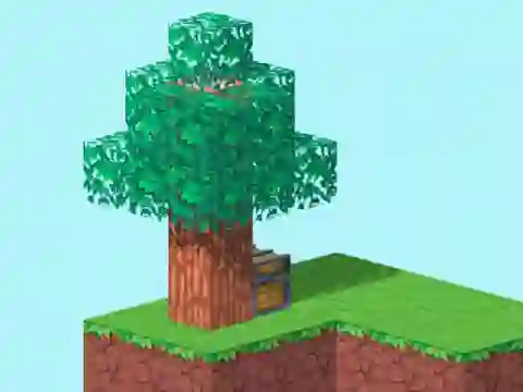 Xogo Skyblock 3D: Survival en liña