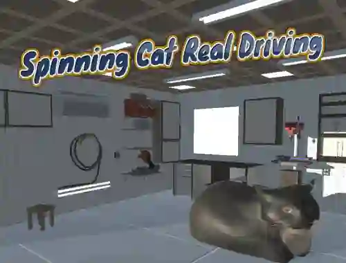 Xogo Spinning Cat Real Driving en liña