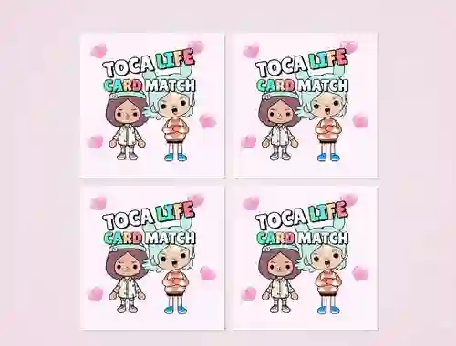 Xogo Toca Life Memory Card Match en liña