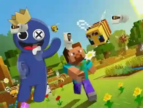 Xogo Rainbow Friends Minecraft Hidden Skibidi en liña