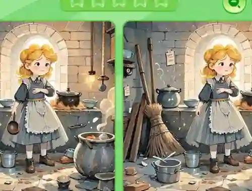 Xogo Find The Differences: Cinderella en liña