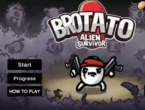 Xogo Brotato Alien Survivor en liña