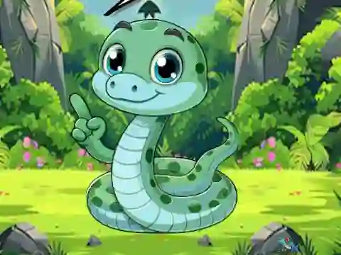 Xogo Snake Searching The Baby en liña