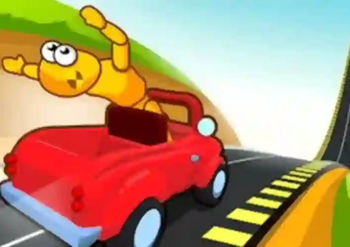Xogo Downhill Car Ride Crash Test en liña