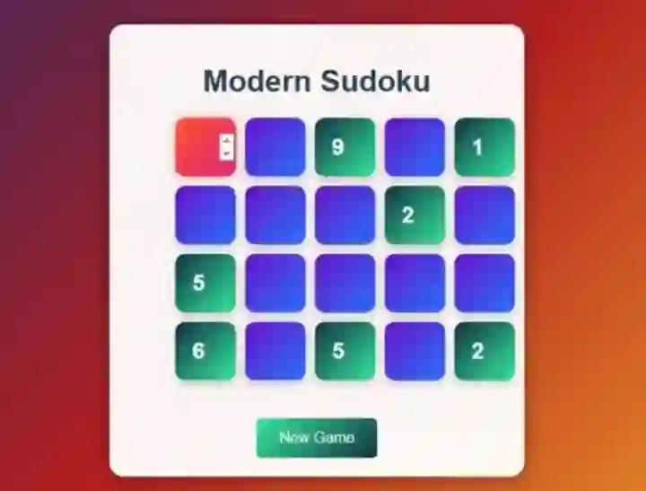 Xogo Modern Sudoku en liña
