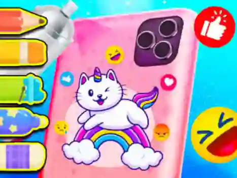 Xogo Coloring Book: Phone Case en liña