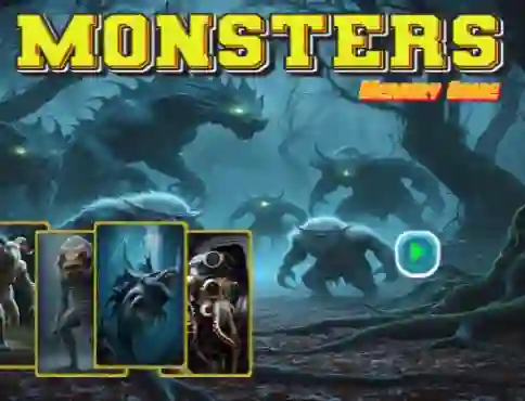 Xogo Monsters Memory Game en liña