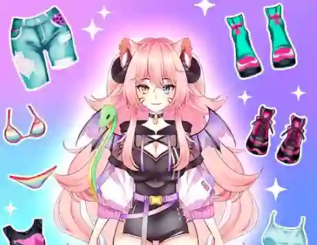 Xogo Anime Dress Up Moe en liña