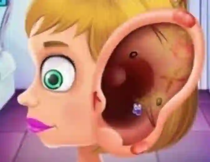 Xogo Children's Doctor Treating Ears en liña