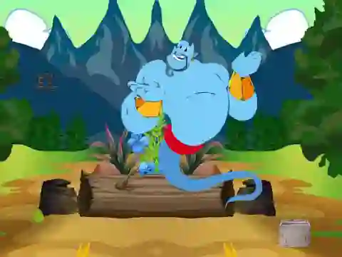 Xogo Escape From Wonder Genie Land en liña