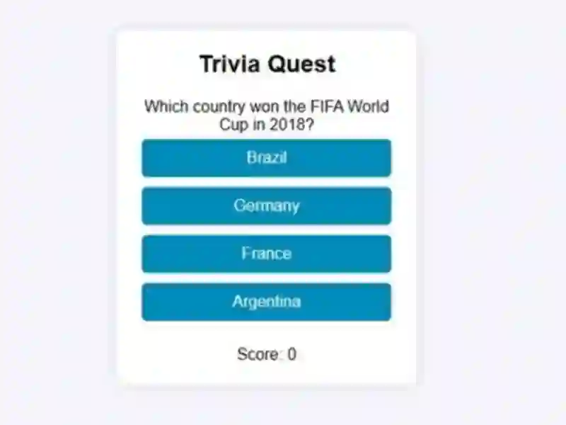 Xogo Trivia Quest en liña