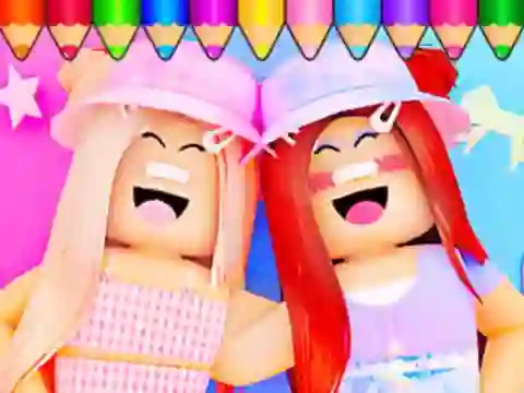 Xogo Coloring Book: Roblox Bestie en liña