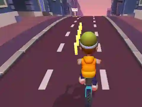 Xogo Paper Boy Race Running Game en liña