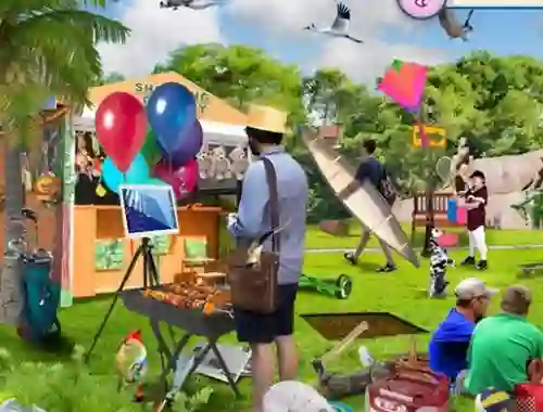 Xogo Hidden Objects Vacation In Brazil en liña