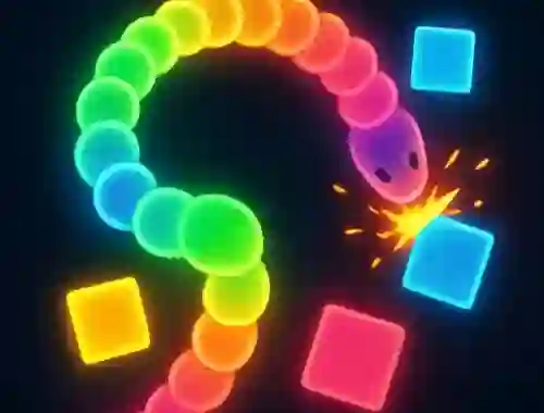 Xogo Snake Frenzy Color Clash en liña