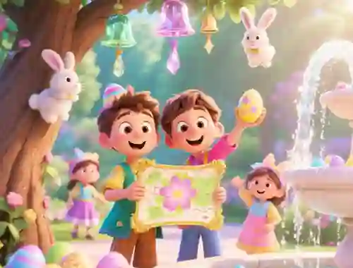 Xogo Find The Differences: Easter Egg Hunt en liña