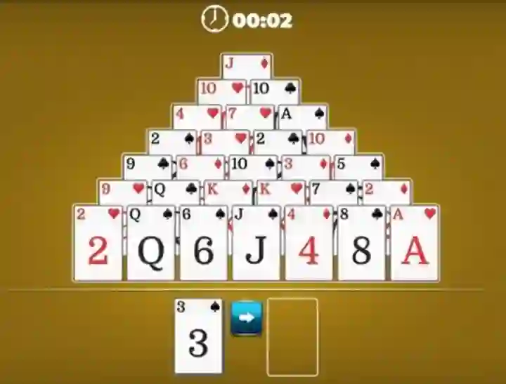Xogo Pyramid Solitaire en liña