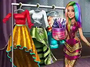 Xogo Tris Runway Dolly Dress Up en liña