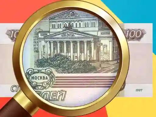 Xogo Money Detector Russian Ruble en liña