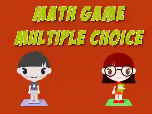 Xogo Math Game Multiple Choice en liña