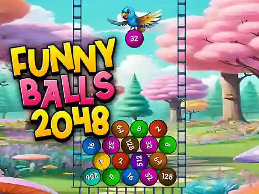Xogo Funny Balls 2048 en liña