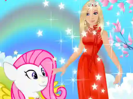 Xogo Barbie and Pony Dressup en liña