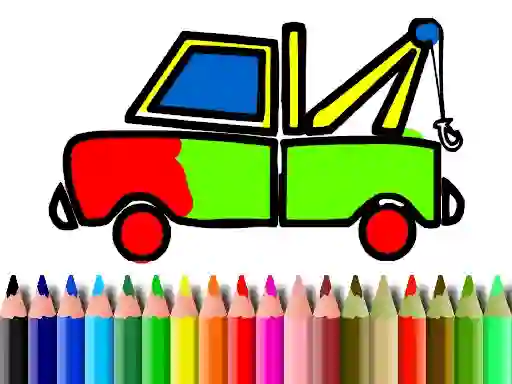 Xogo Back To School: Truck Coloring en liña