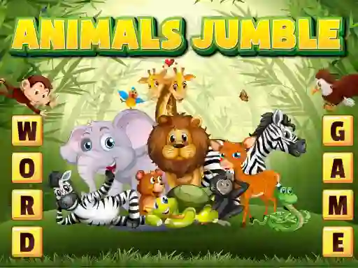 Xogo Animals Jumble en liña
