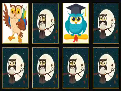 Xogo Cute Owl Memory en liña