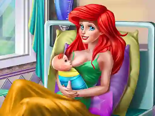 Xogo Princess Mermaid Mommy Birth en liña
