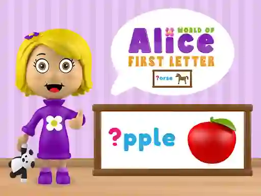 Xogo World of Alice First Letter en liña