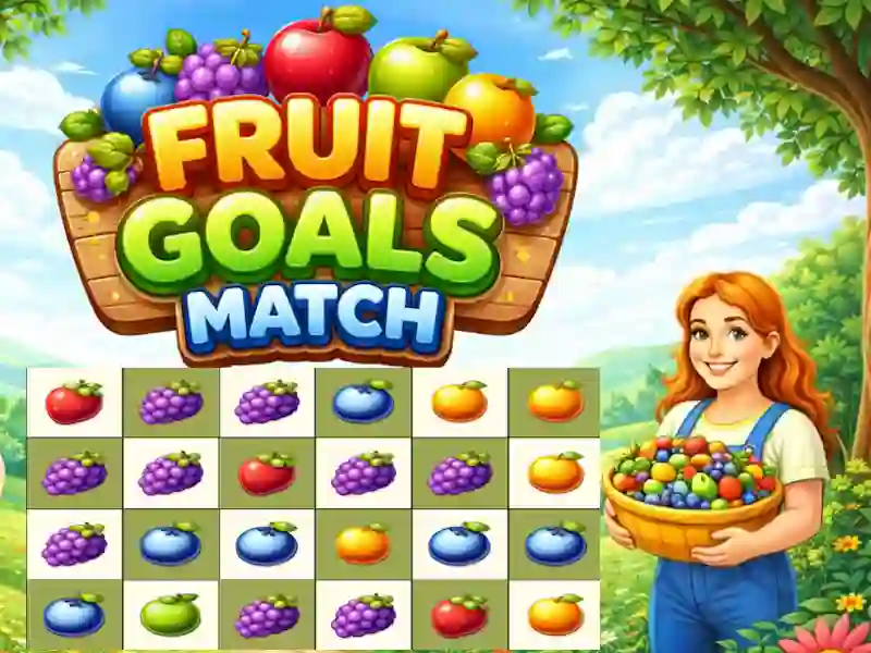 Xogo Fruit Goals Match en liña