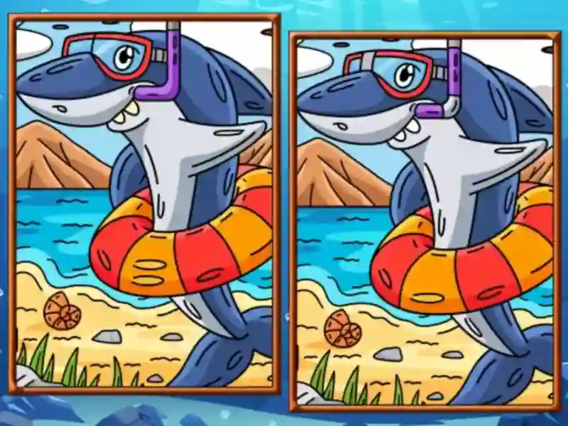 Xogo Marine Spot the Difference en liña