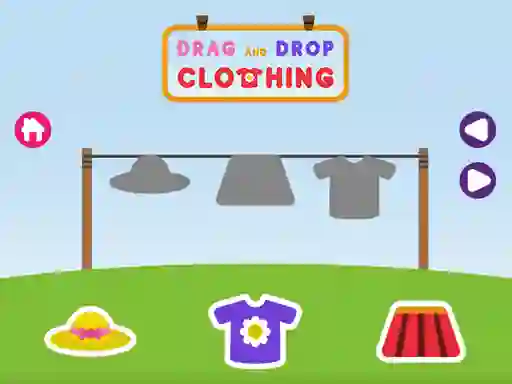 Xogo Drag and Drop Clothing en liña