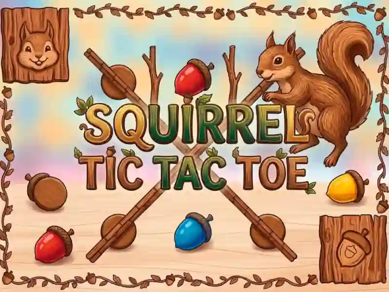 Xogo Squirrel Tic Tac Toe en liña
