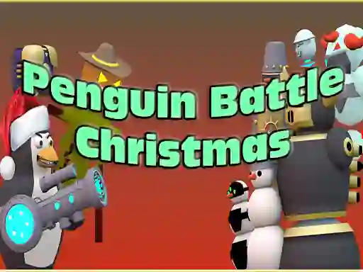 Xogo Penguin Battle Christmas en liña