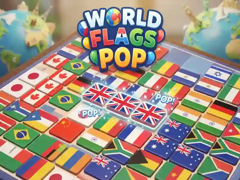 Xogo World Flags Pop en liña