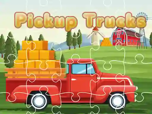 Xogo Pickup Trucks Jigsaw en liña