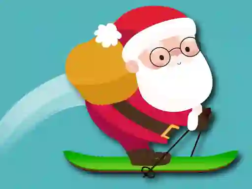 Xogo Avalanche Santa Ski Xmas en liña