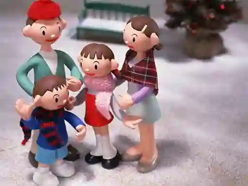 Xogo Christmas Clay Doll Puzzle en liña