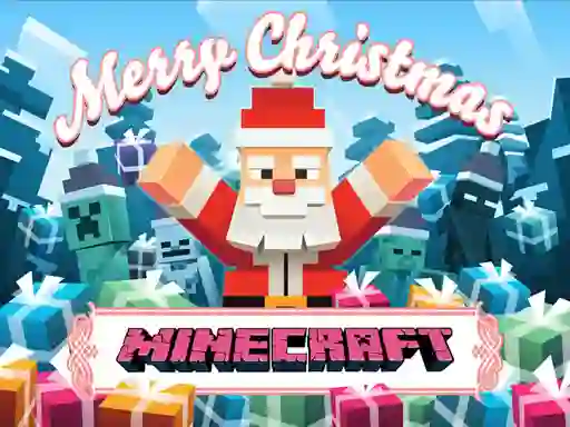Xogo MineCraft Christmas Jigsaw Puzzle en liña