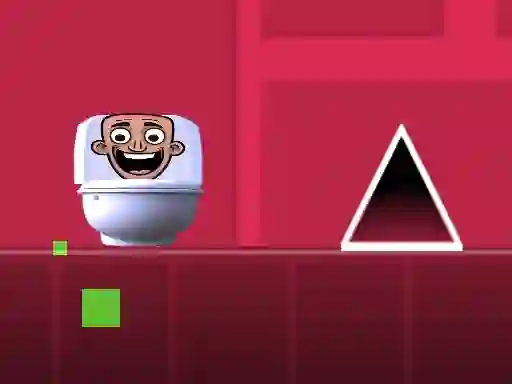 Xogo Geometry Dash Skibidi Toilet en liña